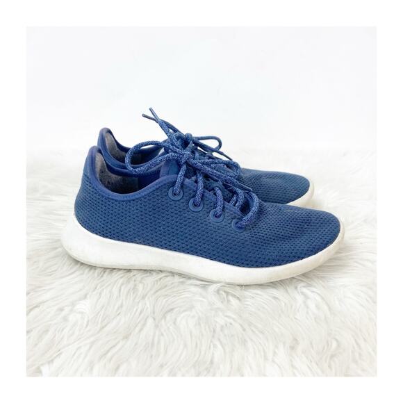 Allbirds Tree Runners Size 8 Blue Women's Mesh Low Top Active Running Sneaker - Picture 3 of 12